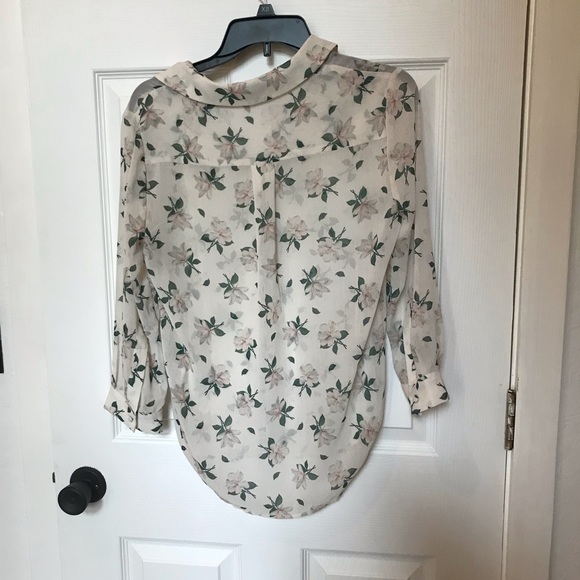 3/$30 Tart Sheer Chiffon Blouse - Picture 3 of 3